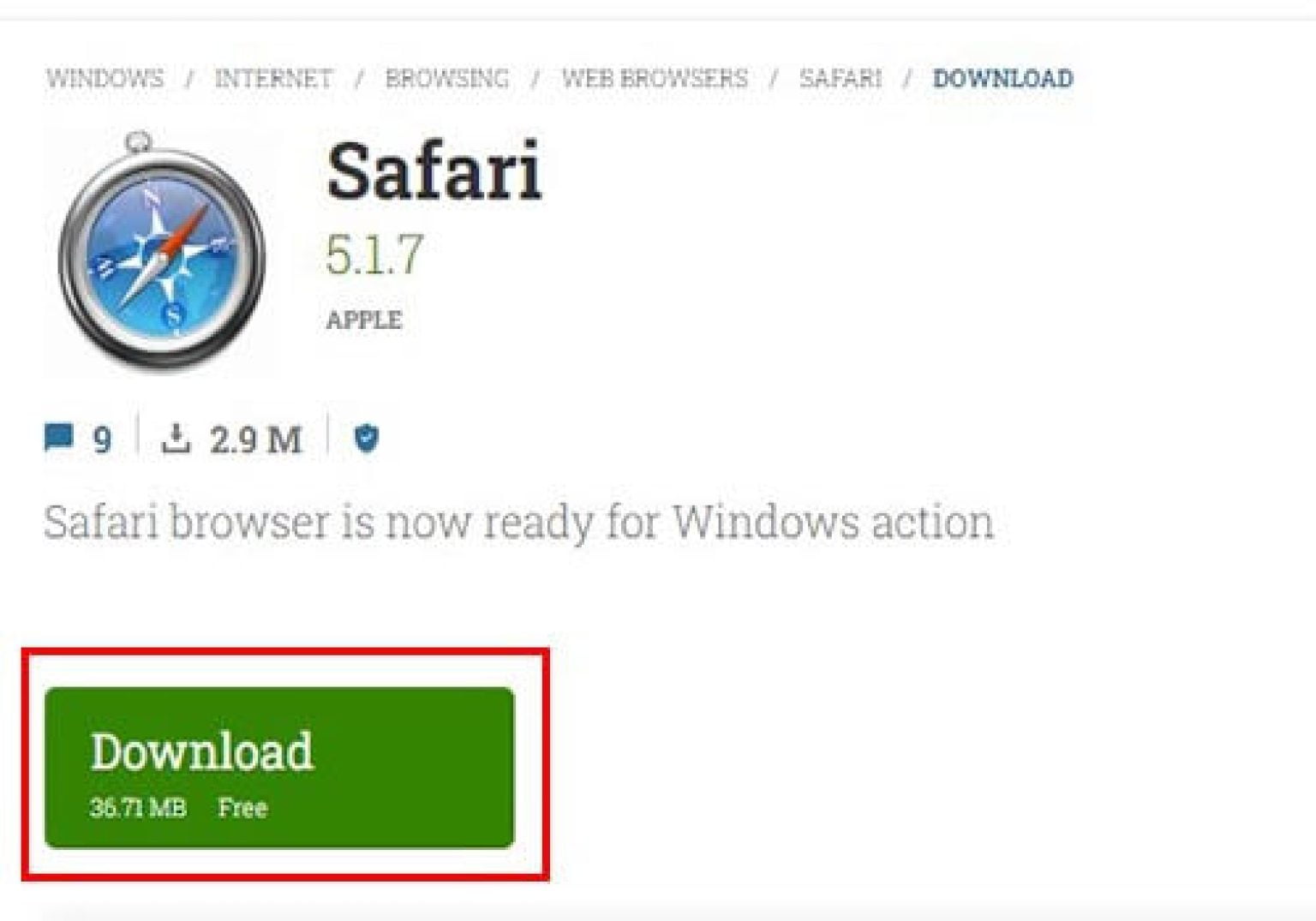 safari win download