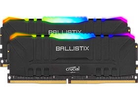 Crucial Ballistix RGB 3600 MHz DDR4 DRAM
