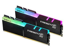 7. G.Skill F4-3200C16D-16GTZR Trident Z RGB Series 16 GB (8 GB x 2) DDR4